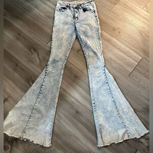 Altar’d State Flare Acid Wash Jeans - Size S